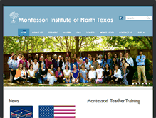 Tablet Screenshot of montessori-mint.org